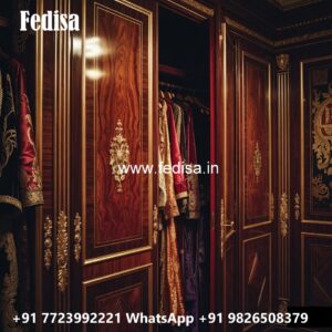 Classic Wardrobe Design with Sophisticated Finish No-4420