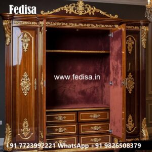 Vintage Luxury Wardrobe with Artistic Touch No-4423