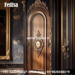 Traditional Wooden Closet with Elegant Details No-4427