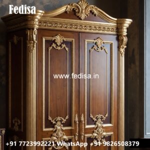 Luxury Wooden Wardrobe with Classic Details No-4434