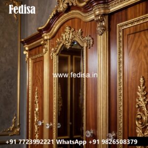 Royal Wardrobe Design with Rich Carvings No-4443
