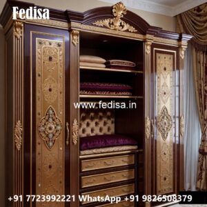 Timeless Wooden Wardrobe with Royal Charm No-4450