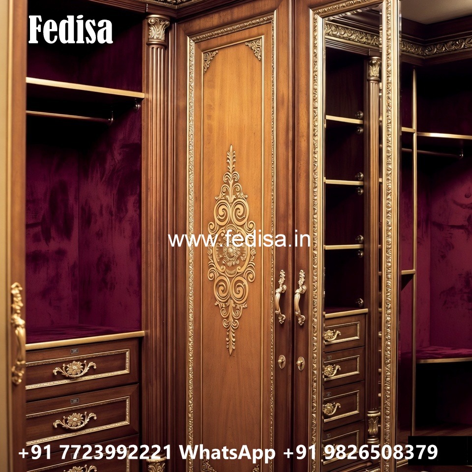 Classic Closet Design with Elegant Details No-4457