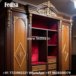 Premium Wardrobe Design with Decorative Details No-4482