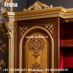 Contemporary Wardrobe Design with Glass Finish No-4501