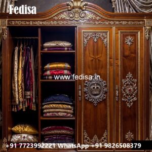 Stylish Wardrobe Design with Smart Storage Solutions No-4504