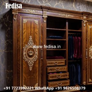 Modern Wardrobe Design with Hidden Storage No-4536