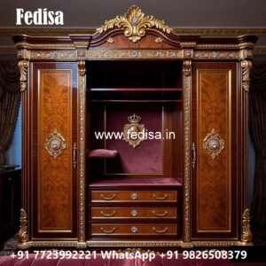 Stylish Wardrobe Design with Modern Texture No-4549