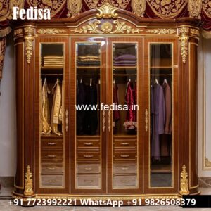 Luxury Wardrobe Design with Decorative Lighting No-4550