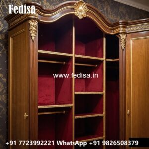Contemporary Wardrobe Design with Glass Accents No-4584