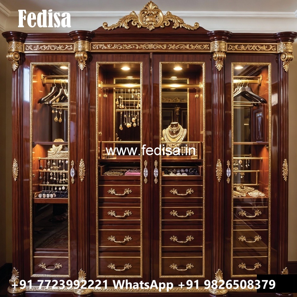 Modern Wardrobe Design with Rich Finishes No-4586