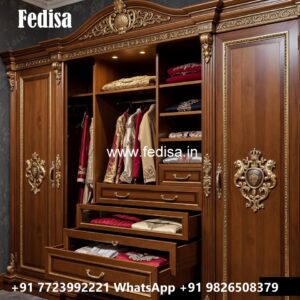 Wooden Wardrobe Design with Luxury Appeal No-4589