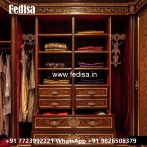 Minimal Wooden Wardrobe Design Inspiration No-4601