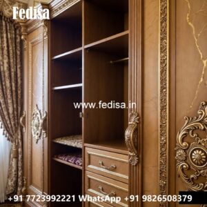 Wooden Wardrobe Design with Modern Appeal No-4609