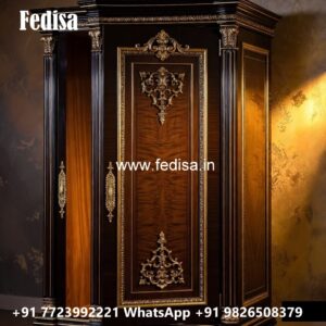 Contemporary Wardrobe Design with LED Features No-4616