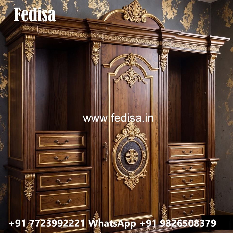 Elegant Wooden Wardrobe Design Trends No-4631