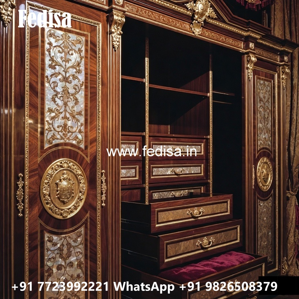 Stylish Wardrobe Design with Luxury Decor No-4633