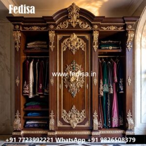 Modern Sliding Wardrobe Design with Mirrors No-4635