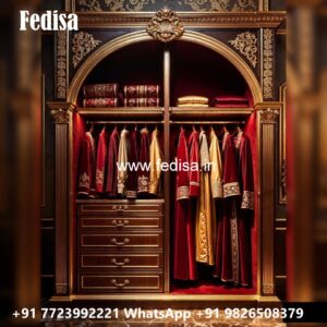 Smart Wardrobe Design with Stylish Storage No-4639