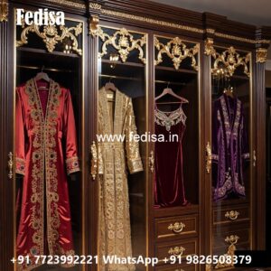 Modern Wardrobe Design with Custom Features No-4644