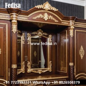 Elegant Wardrobe Design with Hidden Compartments No-4656
