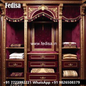 Stylish Wardrobe Design with Mirror Doors No-4657