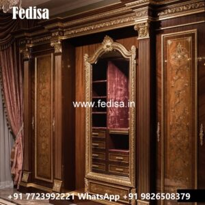 Stylish Wardrobe Design for Spacious Bedrooms No-4669