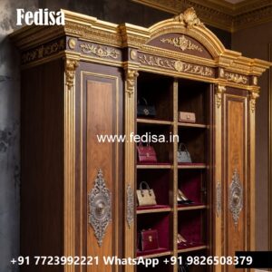 Luxury Wooden Wardrobe Design for Bedrooms No-4671