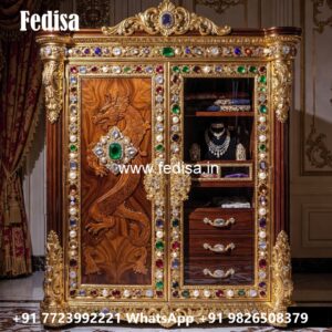 Modern Wardrobe Design with Sliding Glass Doors No-4678