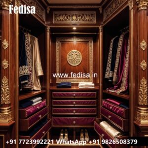 Contemporary Wardrobe Design with Elegant Lines No-4683