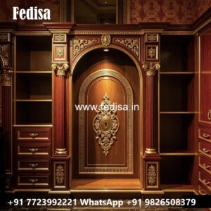 Stylish Wardrobe Design with Decorative Finish No-4685