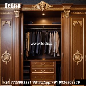 Stylish Wardrobe Design with Luxury Details No-4700