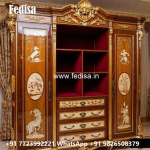 Premium Wardrobe Design with Glass Elements No-4709