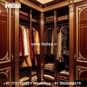 Luxury Wardrobe Design with Functional Layout No-4715