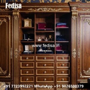 Premium Sliding Wardrobe Design with Mirrors No-4727