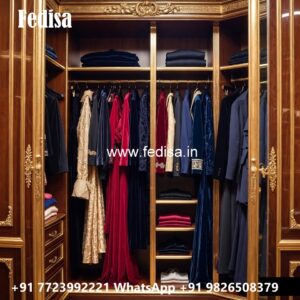 Premium Wardrobe Design with Elegant Storage No-4743