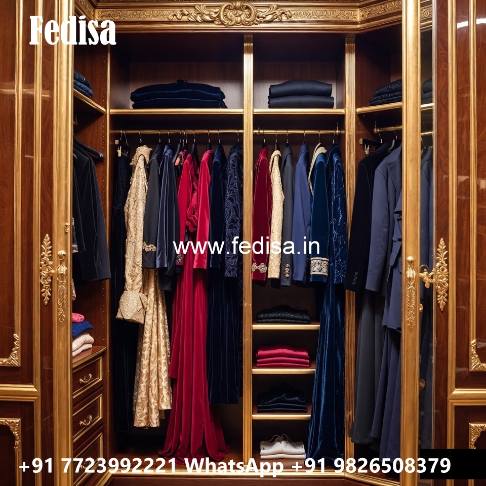 Premium Wardrobe Design with Elegant Storage No-4743