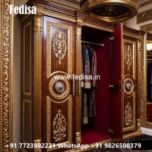 Wardrobe Design Ideas with Premium Texture No-4747