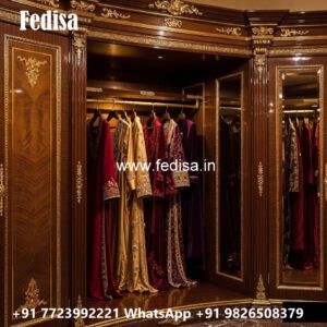 Luxury Wardrobe Design with Premium Glass Doors No-4756