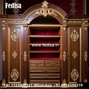 Luxury Wardrobe Design with Wooden Sophistication No-4763