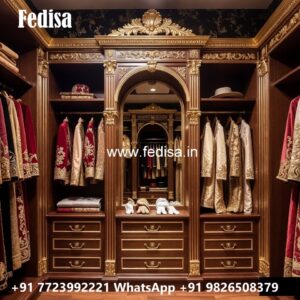 Elegant Wooden Wardrobe Design for Modern Homes No-4790