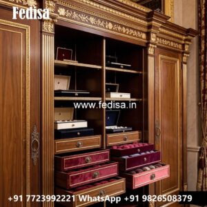Traditional Wooden Wardrobe Design for Homes No-5098
