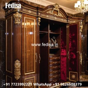 Elegant Wooden Wardrobe Design Concepts No-5122