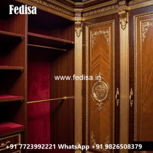 Elegant Master Bedroom Wardrobe Design No-5128