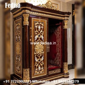 Classic Wardrobe Design with Rich Wood Finish No-5134