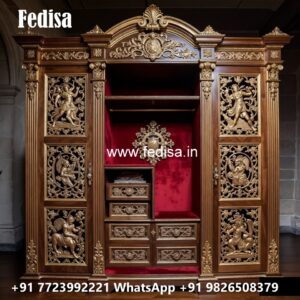 Luxury Classic Wardrobe with Mirror Panels No-5153