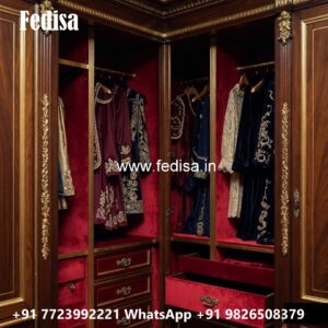 Traditional Closet Design with Rich Finish No-5161