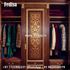 Elegant Wooden Wardrobe for Luxury Homes No-5178