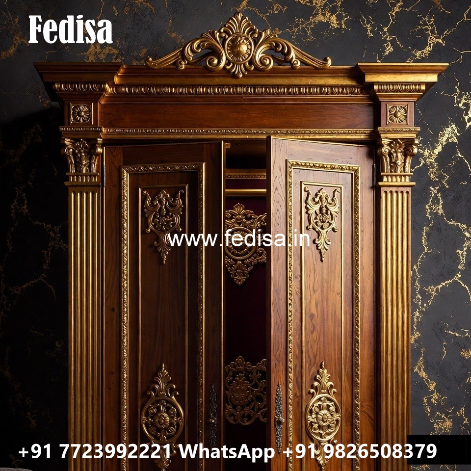 Classic Closet Design with Decorative Mirrors No-5179