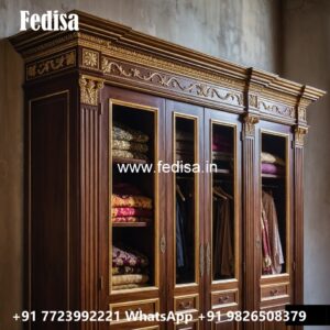 Elegant Wardrobe Design with Traditional Style No-5193